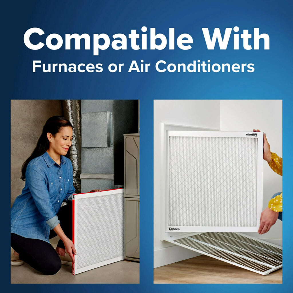 Filtrete 12x24x1 Air Filter, MPR 1000 MERV 11, Allergen Defense, 4 Filters