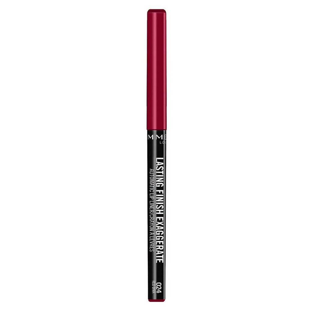 Rimmel Lasting Finish Exaggerate Automatic Lip Liner, 024 Red Diva 0.01 OZ Pack of 2