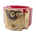 Pre-Owned LOUIS VUITTON Plastic x GP L size Louis Vuitton Red Ring LV (Good)
