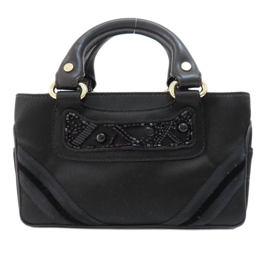 Pre-Owned Celine boogie bag handbag satin ladies CELINE (Good)