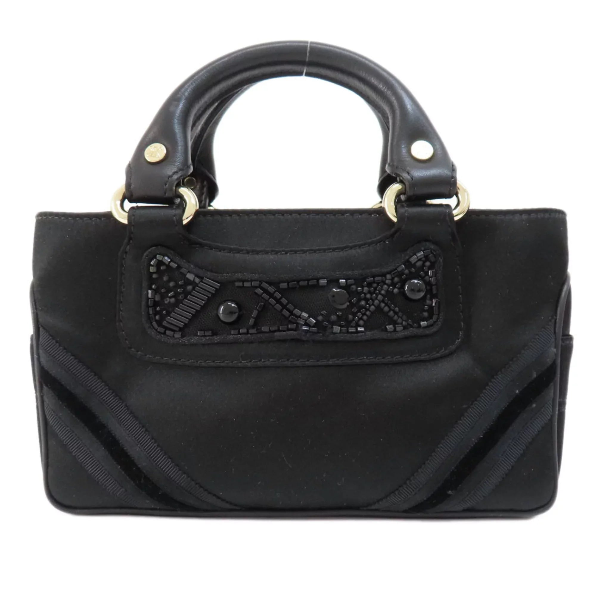 Pre-Owned Celine boogie bag handbag satin ladies CELINE (Good)