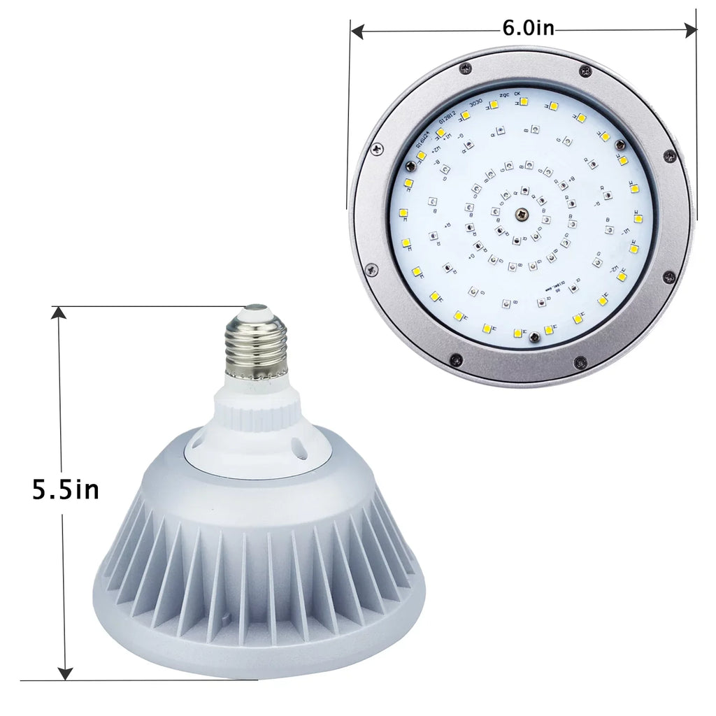 LED Pool Lights for Inground Pool,120V 40W Waterproof Color Splash LED Bulb Replacement for 500W Pentair and Hayward Fixture (120V-RGB+White)