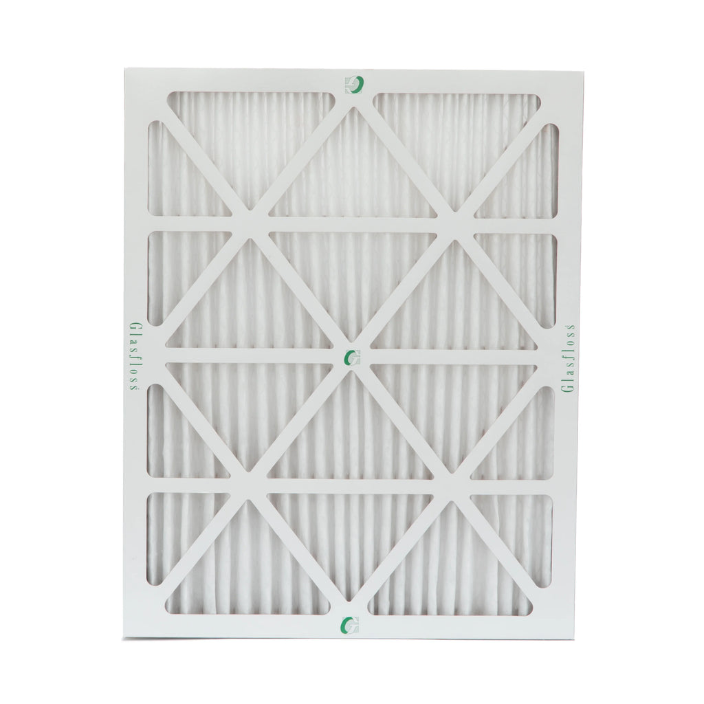 12 Pack of 20x25x2 MERV 13 Pleated 2" Inch Air Filters by Glasfloss. Actual Size: 19-1/2 x 24-1/2 x 1-3/4