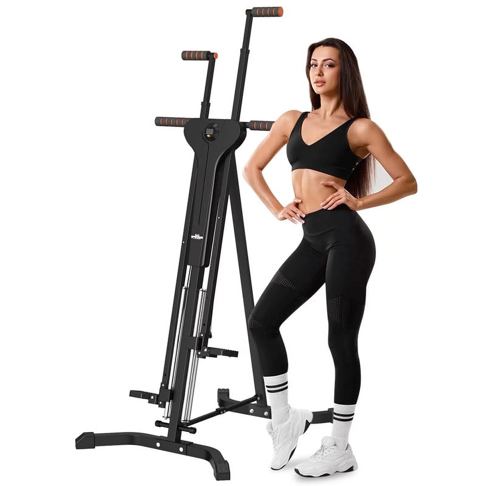 Relife Sports Vertical Climber Exercise Machine for Home Gym with LCD Display 5 Levels Adjustable
