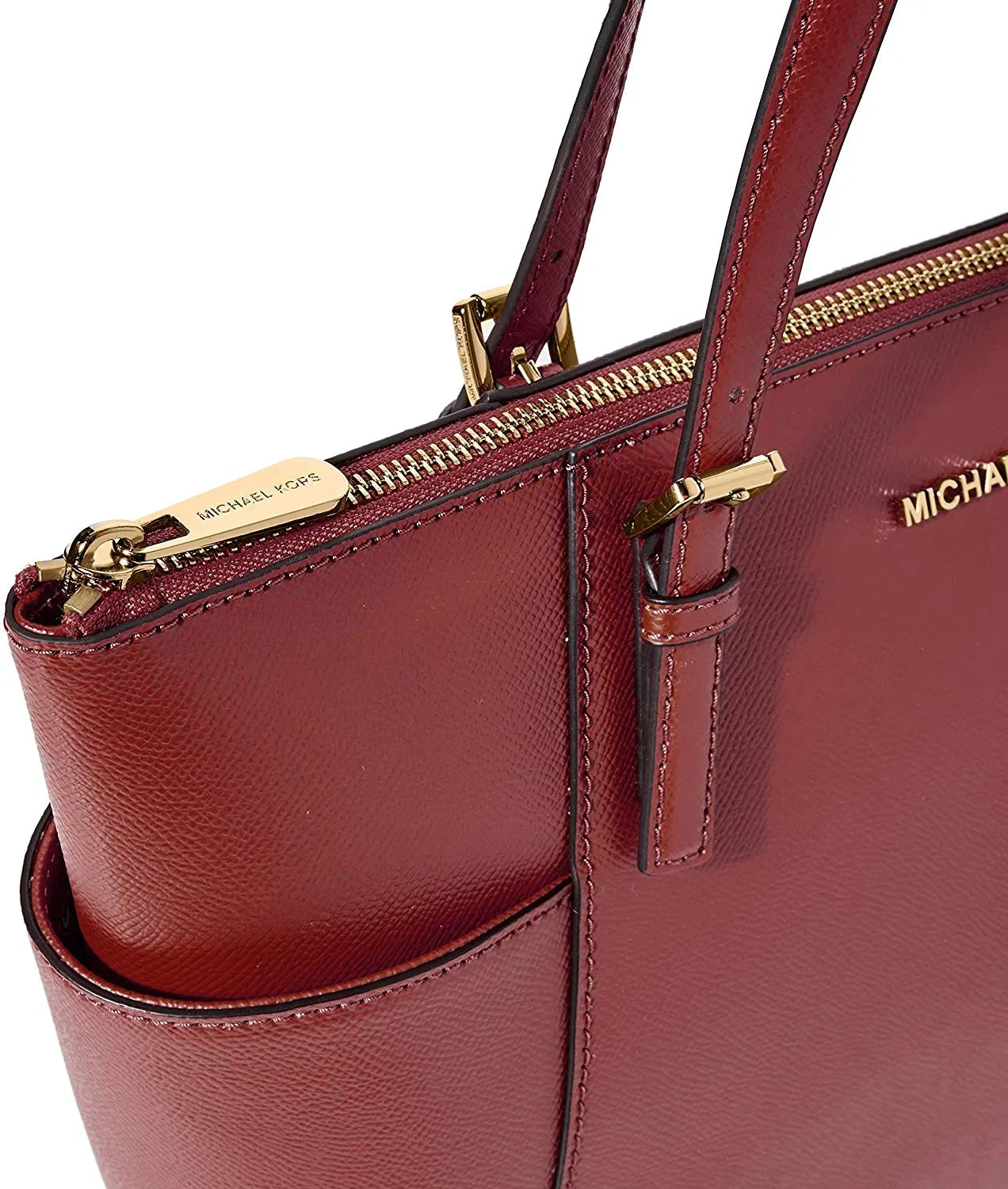 MICHAEL Michael Kors Womens Jet Set Top-Zip Tote (Brandy) 30F2GTTT8L-626