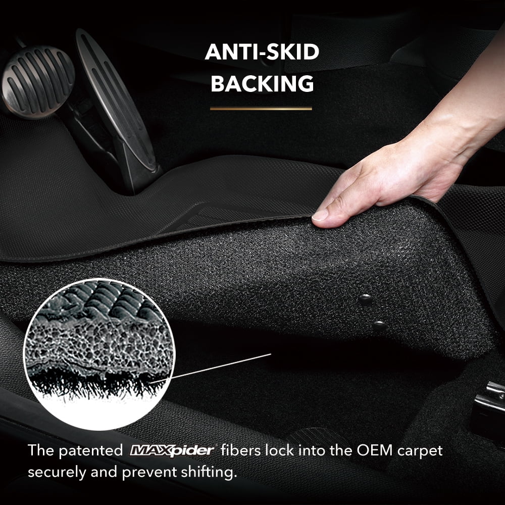 3D MAXpider KAGU Floor Mat (BLACK) Matching with CHRYSLER PACIFICA/VOYAGER 2017-2024 - Third Row
