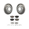 Transit Auto - Rear Coated Disc Brake Rotors And Ceramic Pads Kit For Kia Spectra Spectra5 KGC-101626