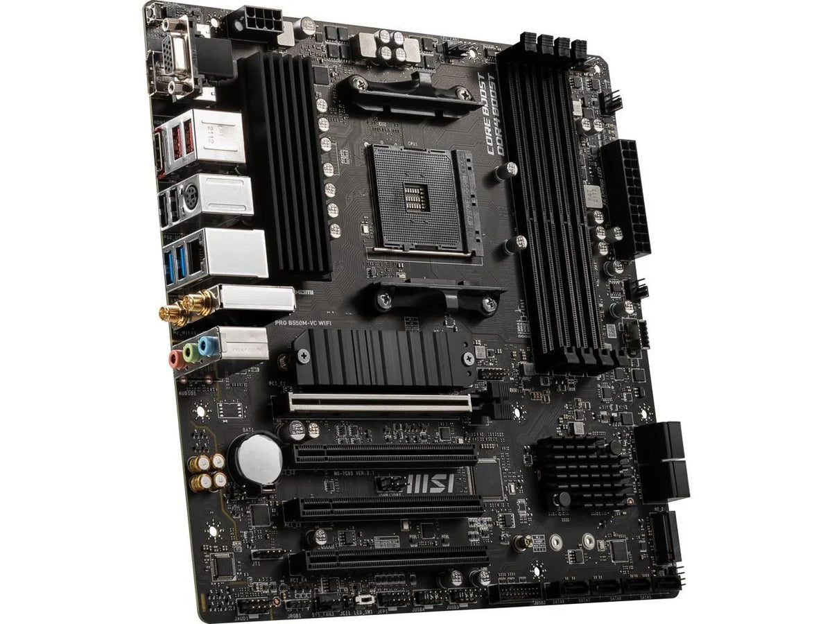 MSI PRO PRO B550M-VC WIFI AM4 AMD B550 SATA 6Gb/s MATX AMD Motherboard