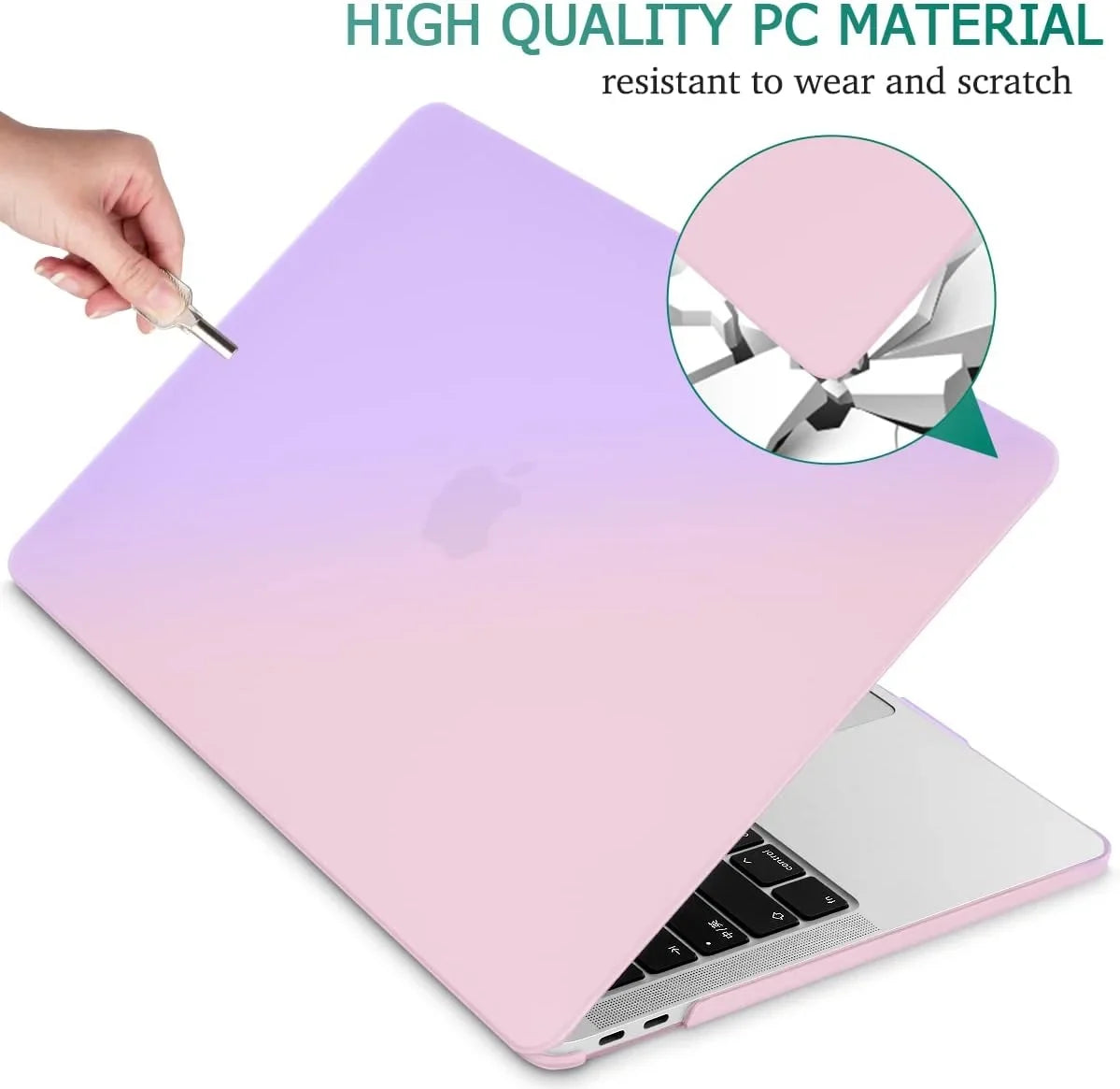 for MacBook Pro 13 Inch Case 2022 2021 2020 Release Model A2338 M2 M1 A2289 A2251, Hard Shell Case