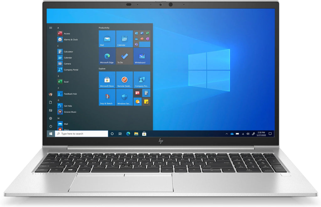 HP EliteBook Laptop Computer 15.6" FHD Touch Screen i5 16 GB memory;