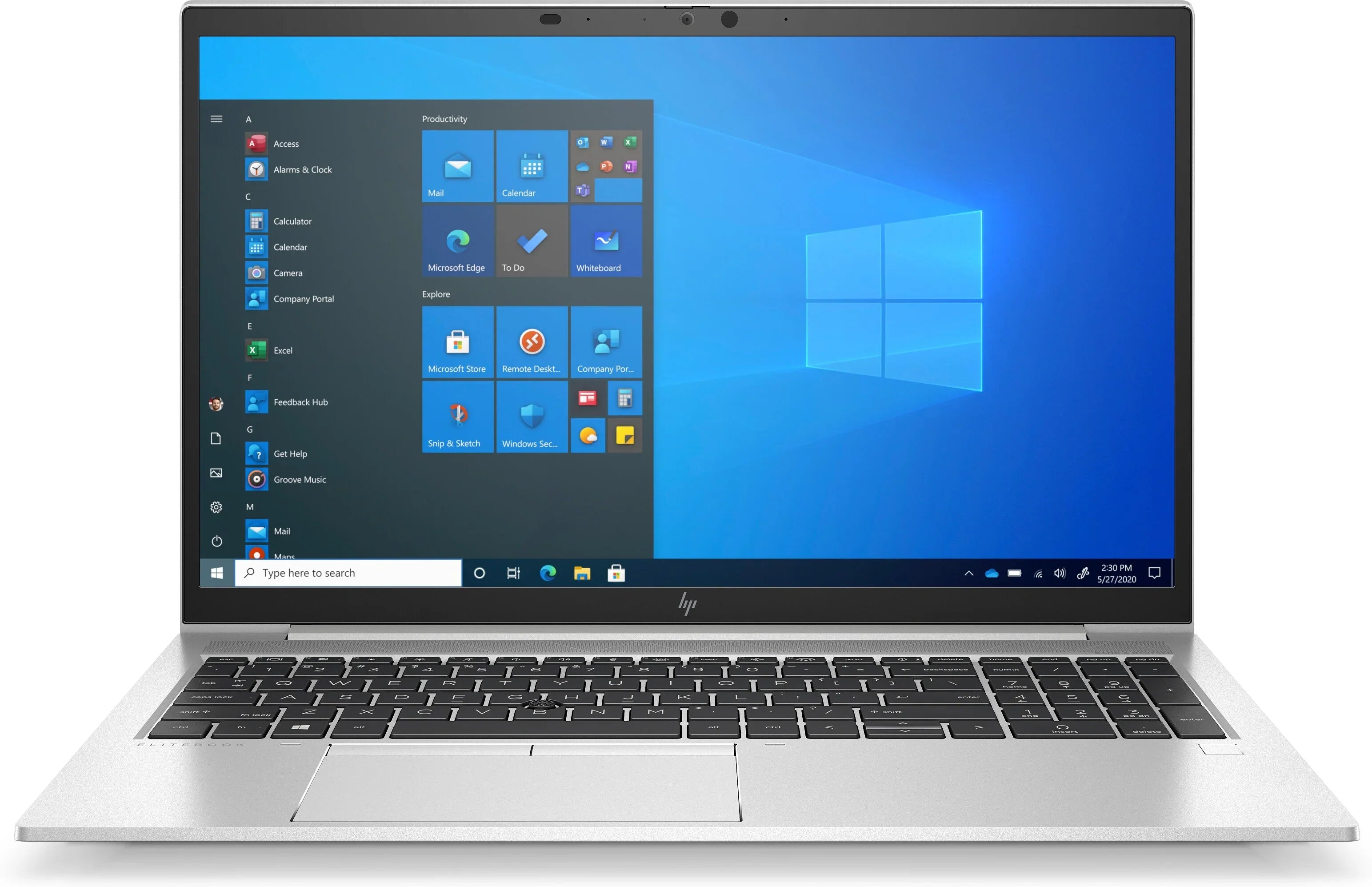 HP EliteBook Laptop Computer 15.6" FHD Touch Screen i5 16 GB memory;