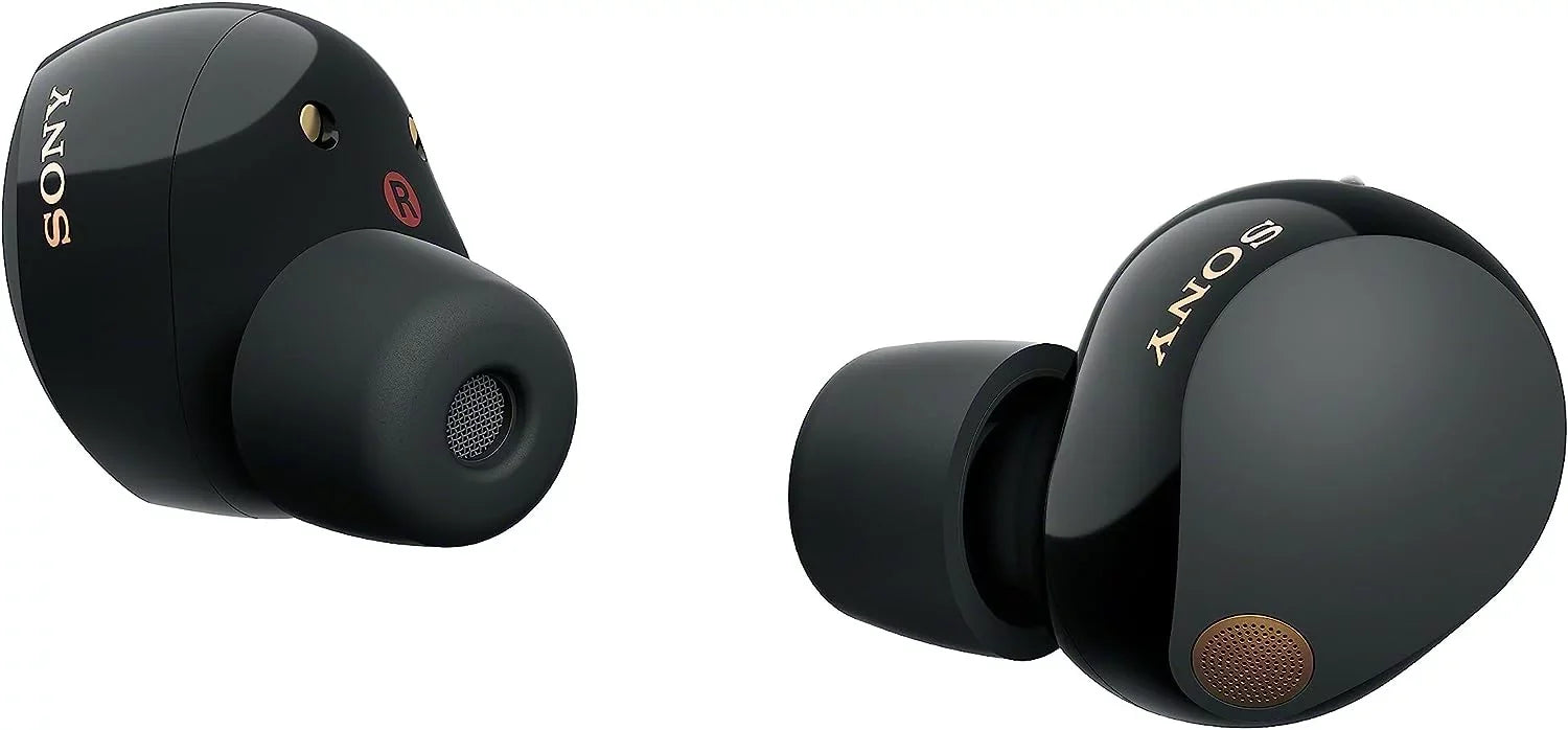 Sony WF-1000XM5-BLACK Wireless Noise Canceling High-Res Earbuds with an Additional 2 Year Shield by Epic Protect (2023)