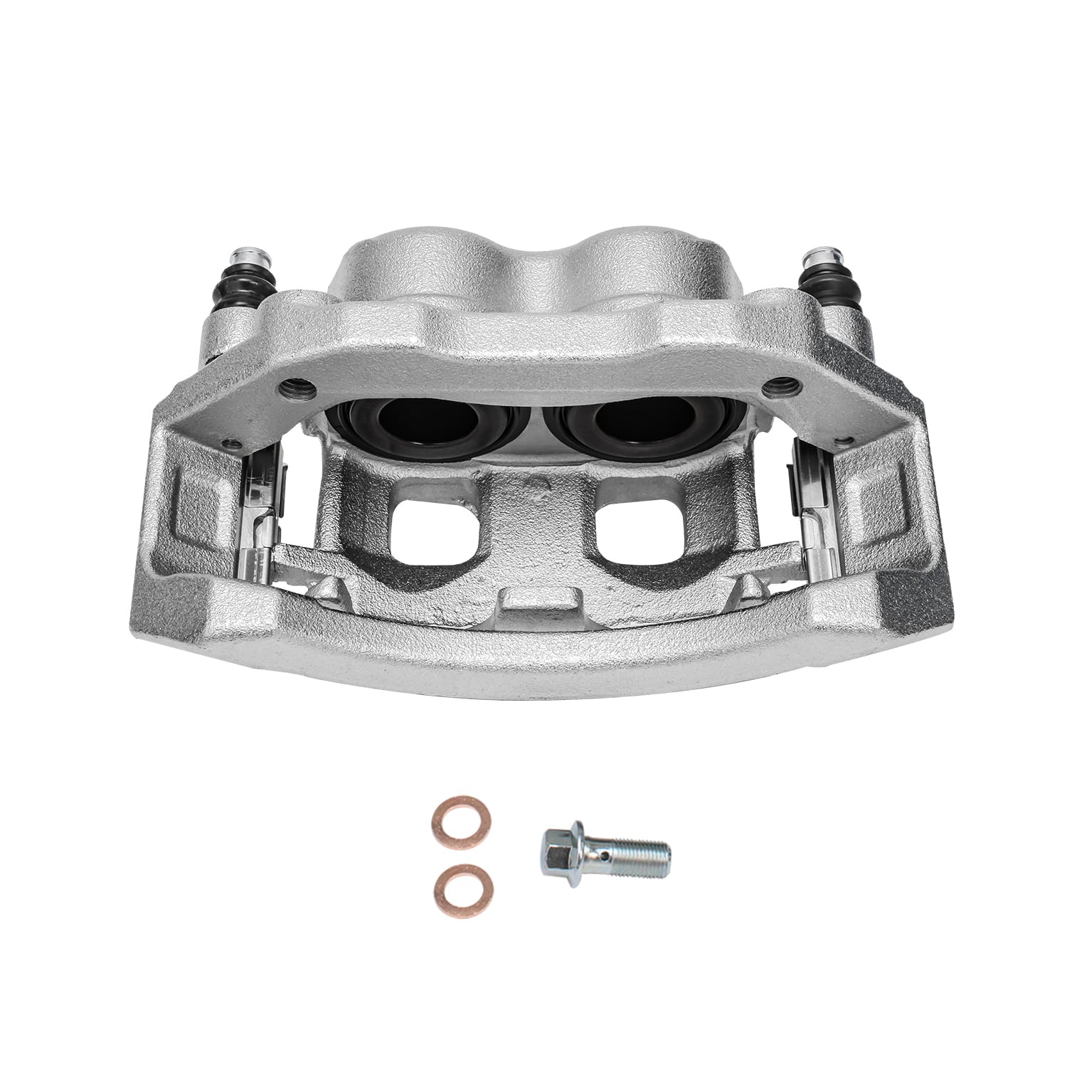 Detroit Axle - Front Brake Kit for 02-05 Dodge Ram 1500, 05-06 Durango, 13.23'' Disc Brake Rotors Brake Calipers Ceramic Brake Pads 2002 2003 2004 2005 2006 Replacement