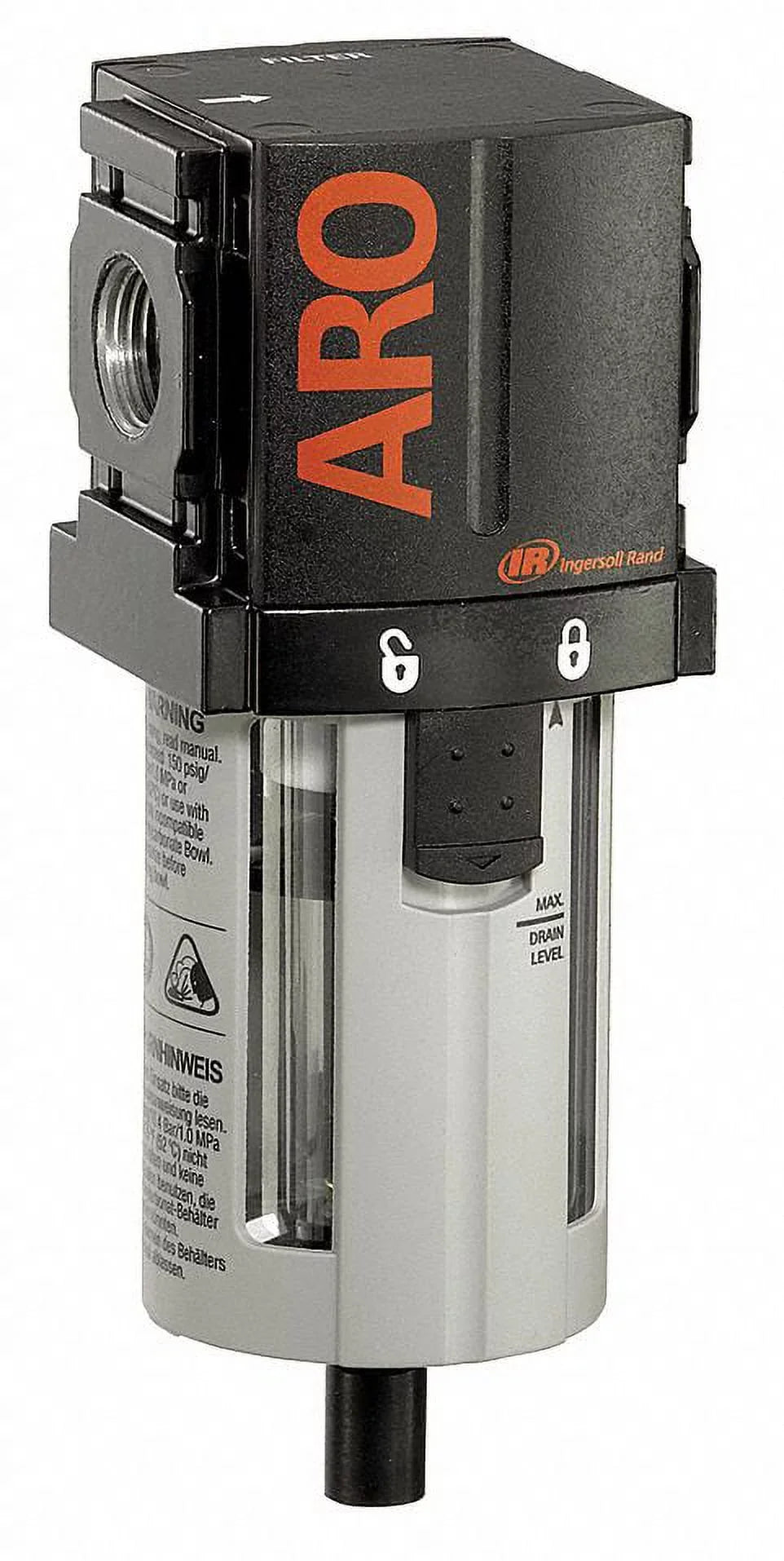Aro Filter,1/2" NPT,197 cfm,0.3 micron F35342-310
