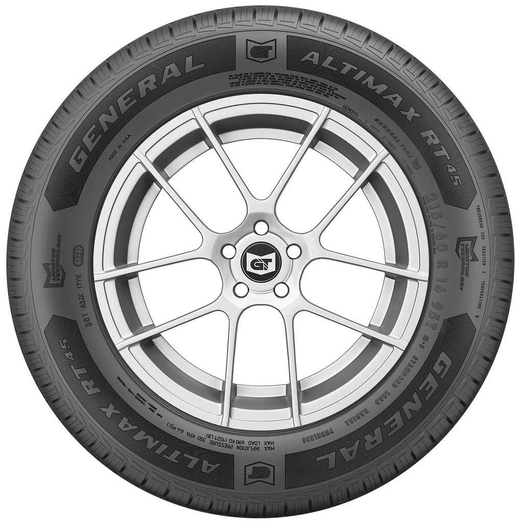 General Altimax RT45 195/55R16 87V BW All Season Tire