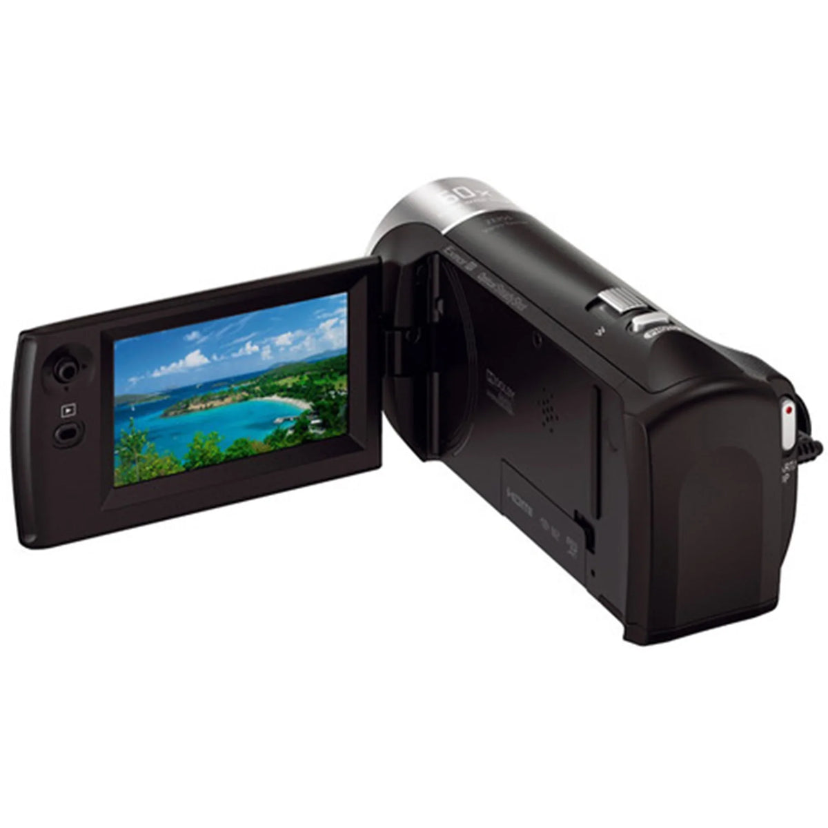 Sony HDR-CX405 HD Handycam Camcorder Video Recording with Tripod + Cleaning Pen + ZeeTech Accessory Bundle