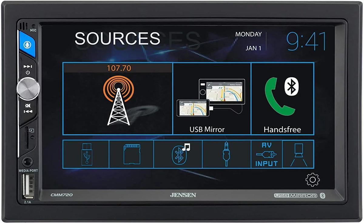 FITS 06-10 DODGE RAM AM/FM USB/BLUETOOTH TOUCHSCREEN CAR RADIO STEREO PKG. INCLUDES VEHICLE SPECIFIC INSTALLATION HARDWARE INCLUDING DASH KIT, WIRE HARNESS, AND ANTENNA ADAPTER WHEN REQIRED.