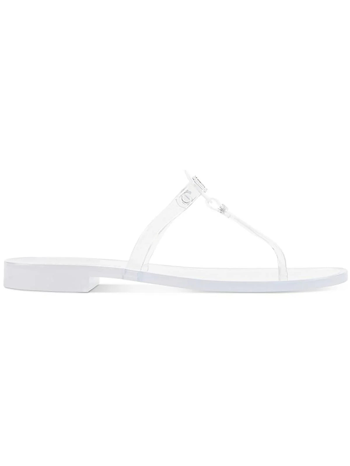 Karl Lagerfeld Paris Womens Wylda Embellished Flip-Flop Thong Sandals