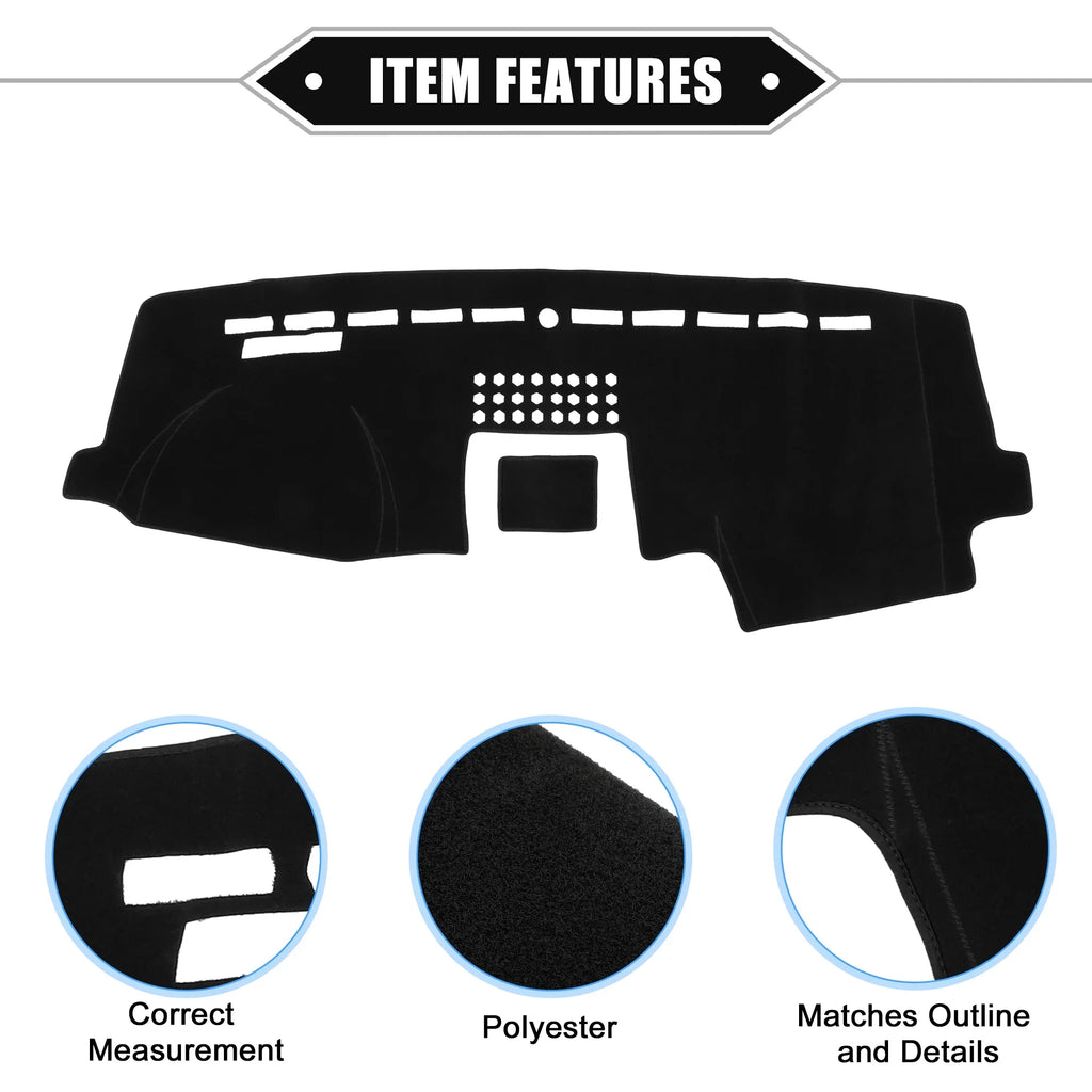 Unique Bargains Car Center Console Dashboard Protection Mat Fitting for Ford F150 2015-2020 Protective Polyester