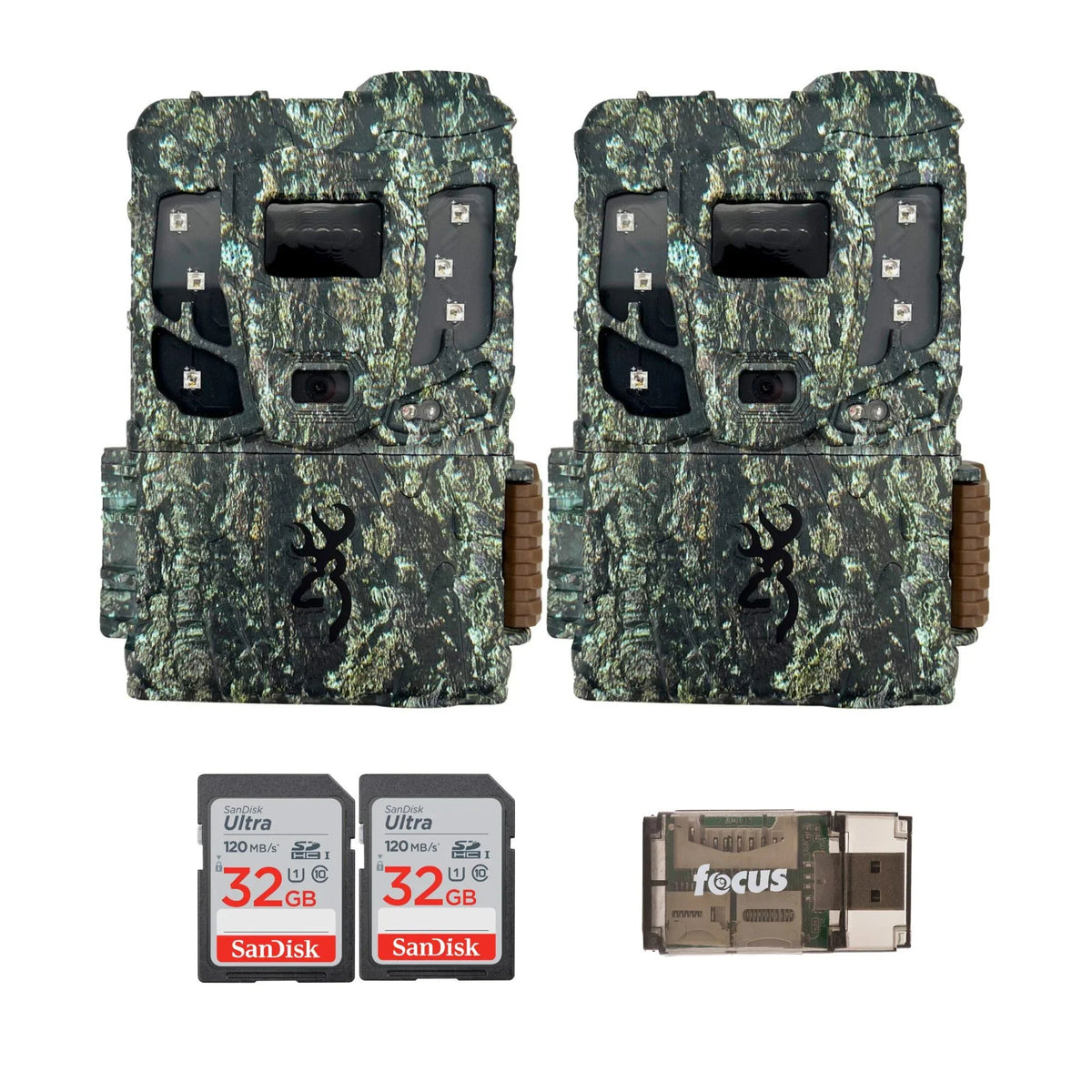 Browning 2PK Pro Scout Max Extreme HD Trail Camera w/32GB M/Card & Reader