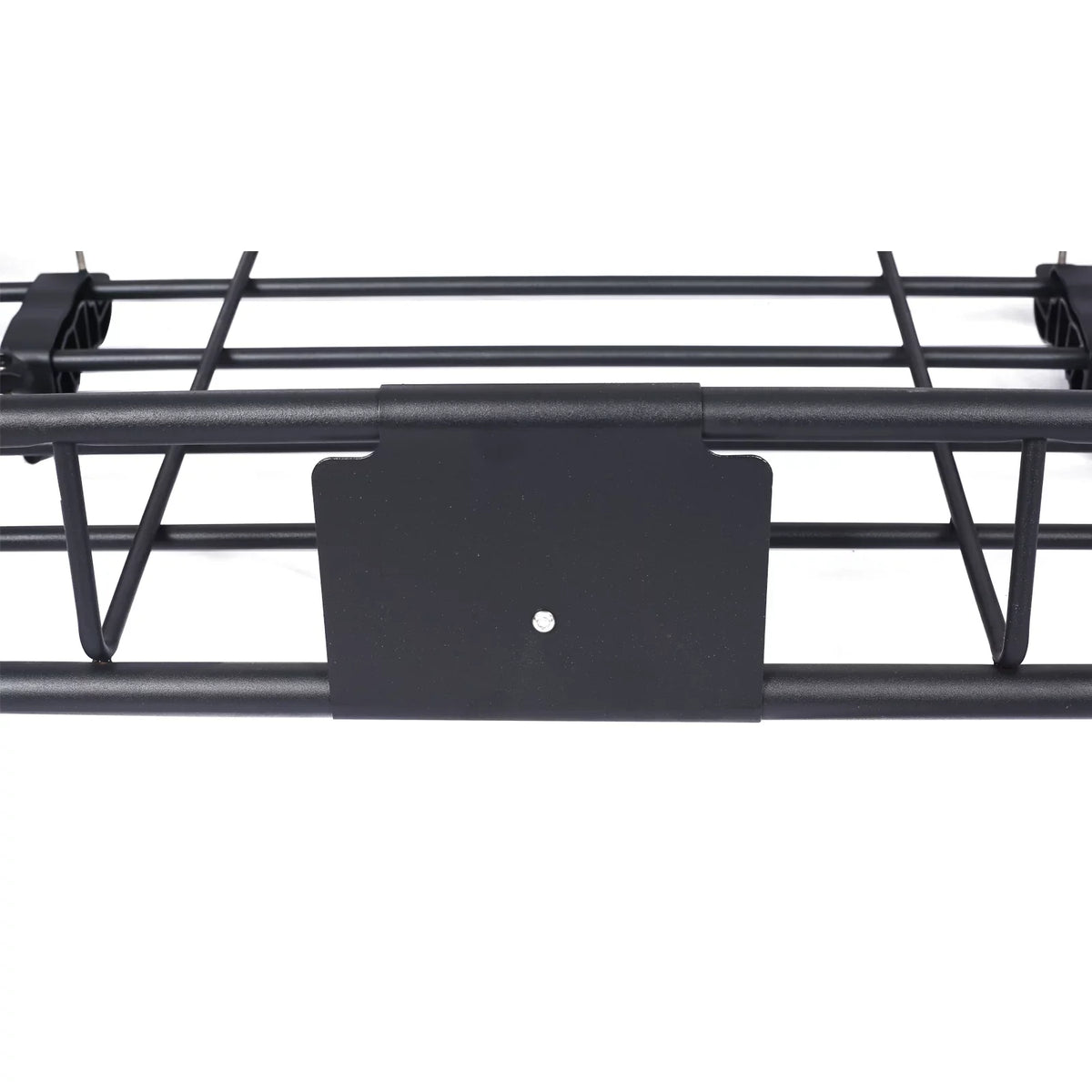 Universal Fit Black Steel Top Mount Roof Rack 43" Heavy-Duty Steel Condition - Rooftop Cargo Carrier Basket