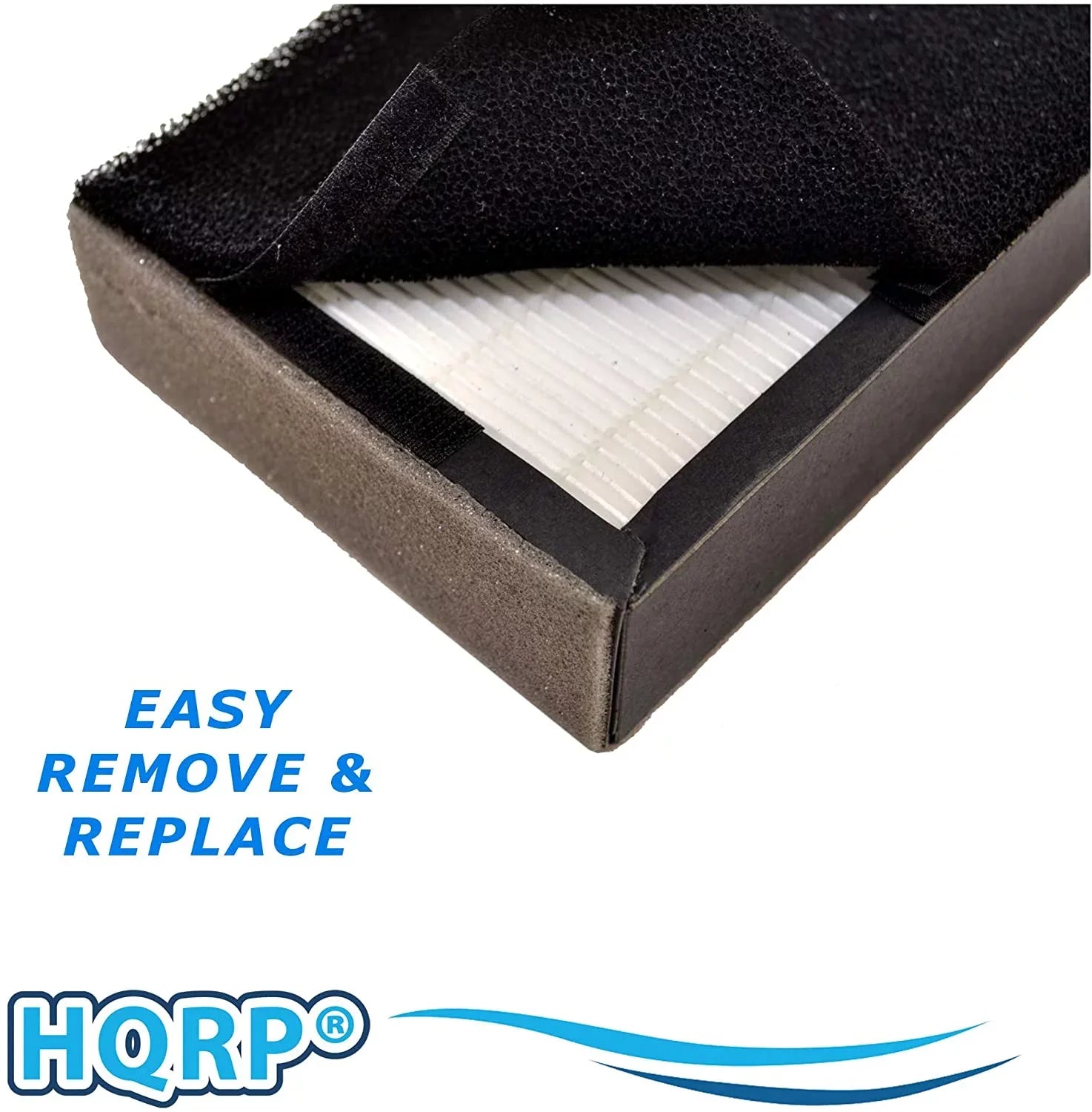 HQRP Kit: 2pcs Filter C & 4-pack Carbon Filters (Reserve) Suitable with GermGuardian AC5300B AC5350W AC5350B AP2800CA AC5000E AC5250 AC5250PT Air Purifiers, FLT5000 Replacement