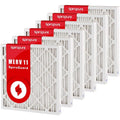 SpiroPure 15x30x2 MERV 11 Pleated Filter Air Filters - Made in USA (6 Pack)