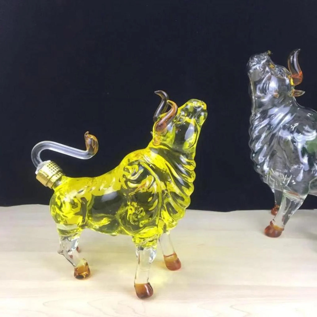 Whisky Decanter W/ Tail Stopper Creative Transparent for Whisky Spirits