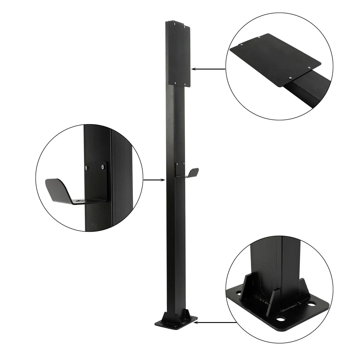 Pedestal Mounted EV Charging Station EV Charger Stand For Tesla Charging Station